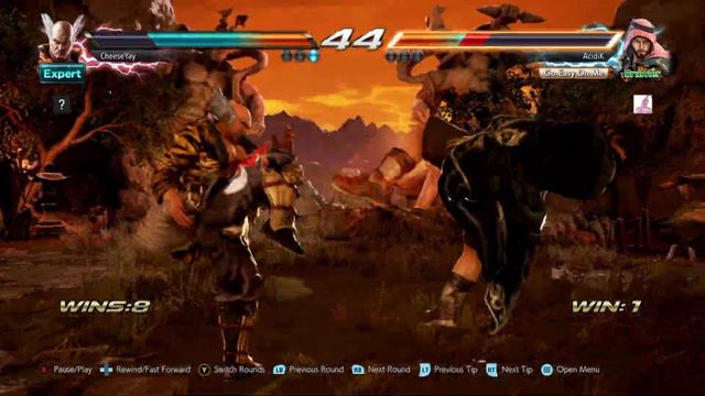 Tekken but everytime we backdash the video gets 5% faster смотреть онлайн