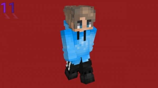 SKIN MINECRAFT WARNA BIRU - BLUE MINECRAFT SKINS (BOY SKIN)