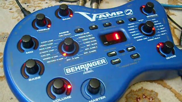 Behringer V-amp 2 demo: quick tour of general settings смотреть онлайн