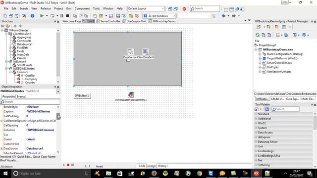 Delphi + Intraweb + Bootstrap parte I смотреть онлайн