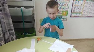 Оригами. Парашют из бумаги