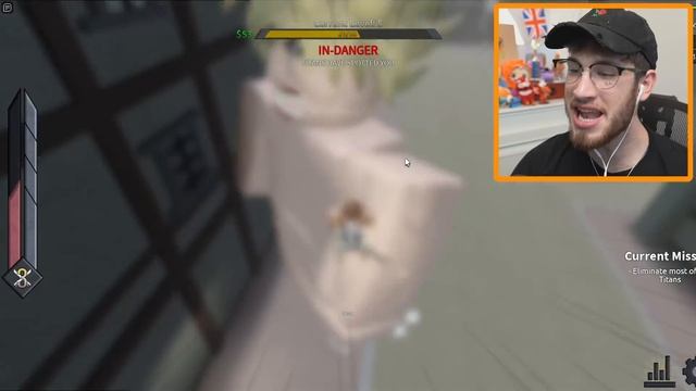 ROBLOX ATTACK ON TITAN IS SCARY смотреть онлайн