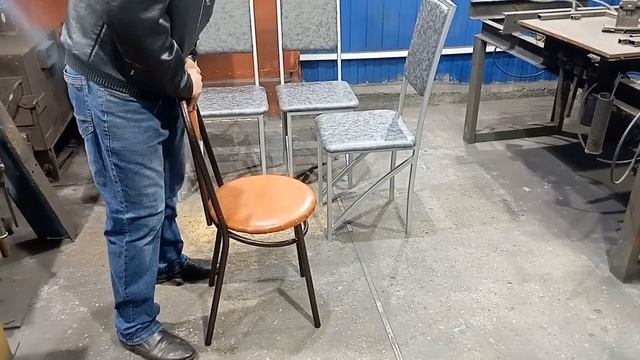 Кухонный стул из профильной трубы. #стулья смотреть онлайн