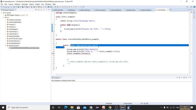 Java Important Concept II Static Variable Static Method Static Block II Very Important to Learn смотреть онлайн