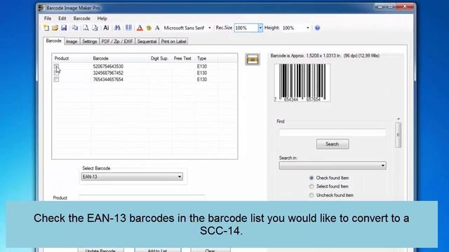 Convert EAN-13 to SCC-14 смотреть онлайн