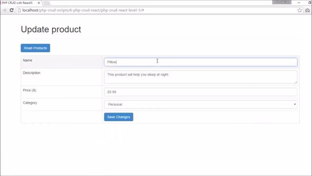 OUTPUT PREVIEW - React CRUD Tutorial - LEVEL 1 смотреть онлайн