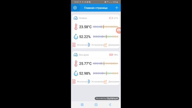 Термометр гигрометр Логгер InkBird TH1 смотреть онлайн
