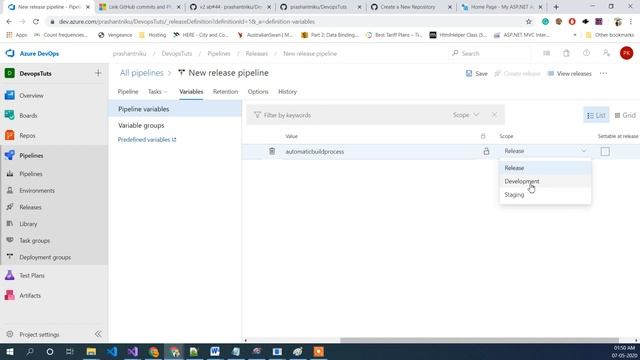 Azure Devops with Github Part 6 - Replacing web config variable using token replacement mvc projec смотреть онлайн