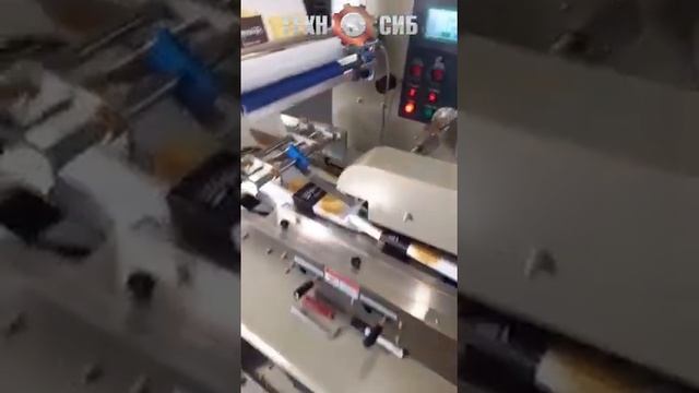 Упаковка зефира на горизонтальной упаковочной машине DXDZ-600D смотреть онлайн