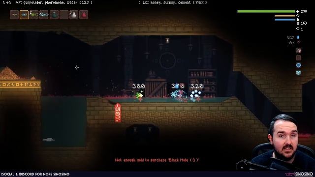 FIREWORK GOD WAND! Mana Spell Hackery - Noita Playthrough смотреть онлайн