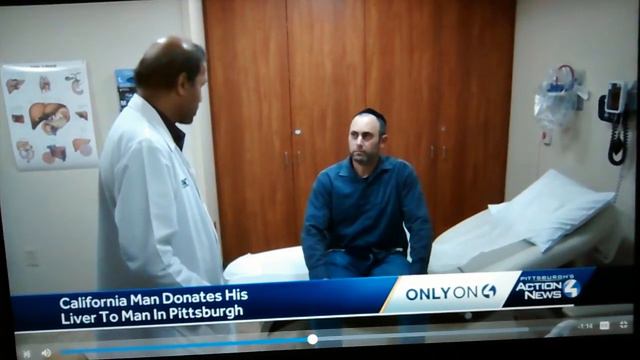 Liver donor, Eric Steger on WTAE TV News (Pittsburgh) - Chaya Lipschutz, Liver & Kidney Matchmaker смотреть онлайн