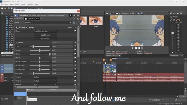 Sony Vegas Pro | Slide effect Tutorial смотреть онлайн