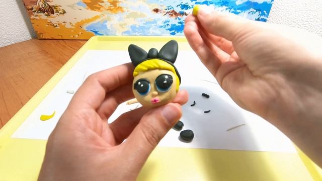 ЛЕПИМ КУКЛУ ЛОЛ из пластилина/Лепка куклы смотреть онлайн