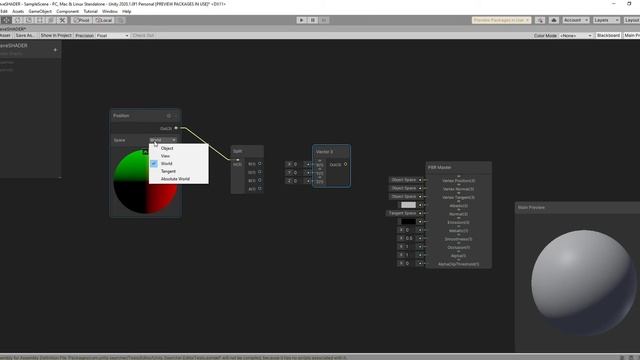 UNITY SHADER GRAPH BASICS -3 (wave) смотреть онлайн