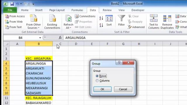Cara Membuat Group dan Ungroup di Excel смотреть онлайн