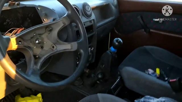 нива "Лаура" установка панели от Логана. начало смотреть онлайн