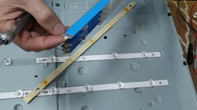 Замена подсветки телевизора lg. Полный ремонт. Модель LG 39LA620V. Сервисный центр Diod. смотреть онлайн