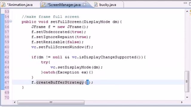 Java Game Development | Chapter. 17 - Full Screen with Buffer Strategy смотреть онлайн