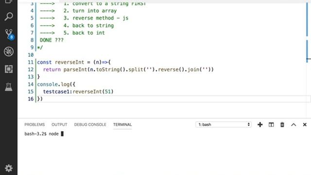 Algorithm to reverse an integer смотреть онлайн