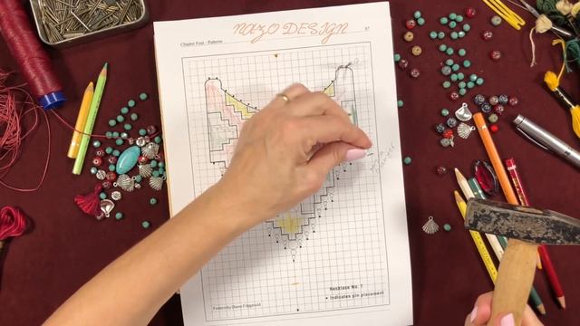 Kilim dokuma kolye nasıl yapılır. Bölüm 1/6 (Weaving with needle necklace technique Part 1/6) смотреть онлайн