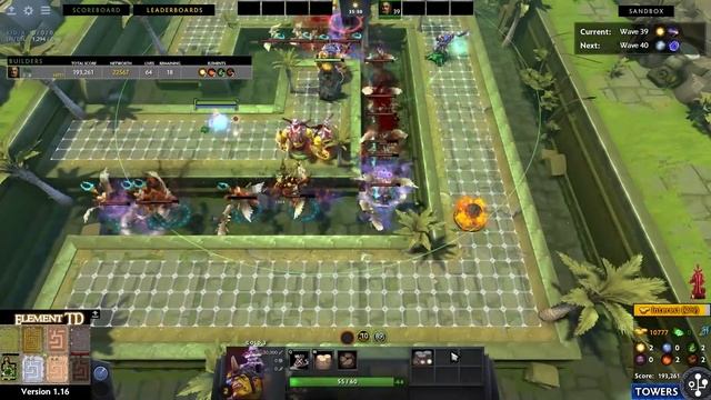Element TD Dota 2 Insane 1.4M Score Top10 Leaderboard Highscore with 314 Icefrogs смотреть онлайн