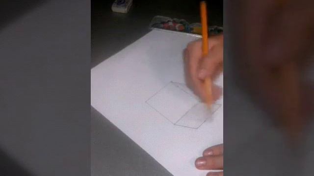 Как нарисовать кубик! смотреть онлайн