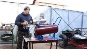 Вот, что можно сделать из газового баллона! Мембранный компрессор своими руками!