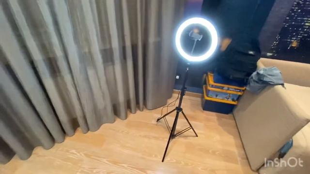 Распаковка и обзор кольцевой лампы Ring fill light смотреть онлайн