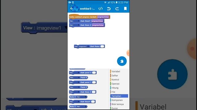 Cara membuat seekbar skala dan rotasi serta posisi di Sketchware || SketchDroid Indonesia смотреть онлайн