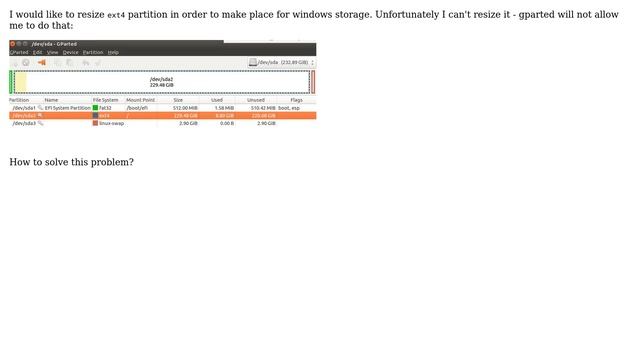 Ubuntu: Resize working ext4 partition смотреть онлайн