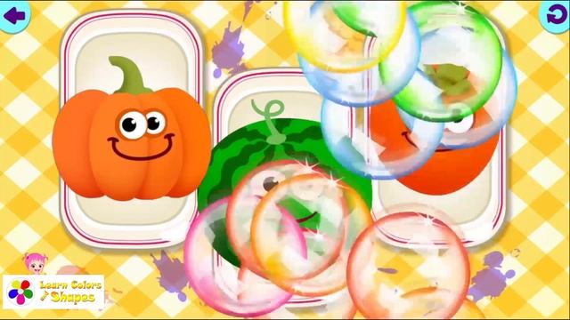 Kids Learning Fruits and Vegetables Names | Funny Foods Puzzles | Fun School Educational Games смотреть онлайн