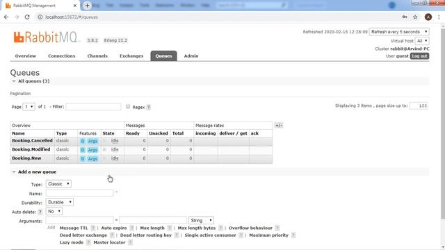 RabbitMQ with .NET core in Real time смотреть онлайн