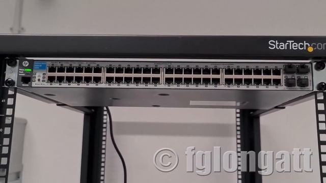 Starting up the HP ProCurve Switch 2610 смотреть онлайн
