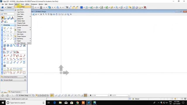 Micorstation V8i - How To Bring Back Selection Tool Bar (Tool Settings Bar) смотреть онлайн