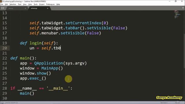 23. Build Complete School Management Software | Python PyQt5 SQL смотреть онлайн