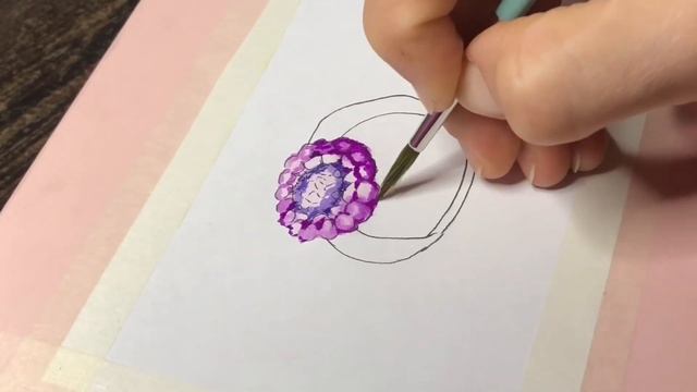 Просто рисуем /КОЛЬЦО С БРИЛЛИАНТОМ/ как нарисовать/ скетч/ рисование/ акварель/ красками смотреть онлайн