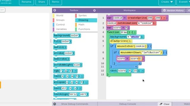 Making A Cookie Clicker Knock-Off using code.org blocks mode speedrun ANY% 4:13 смотреть онлайн