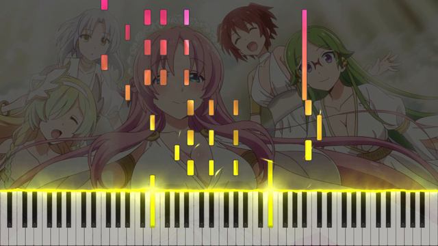 Mother of the Goddess' Dormitory ED Zettai! Kimi Sengen | Piano Cover [Sheet] смотреть онлайн