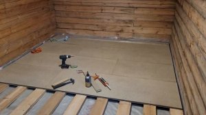 Пол. Часть 4. Укладка плит Quick Deck.