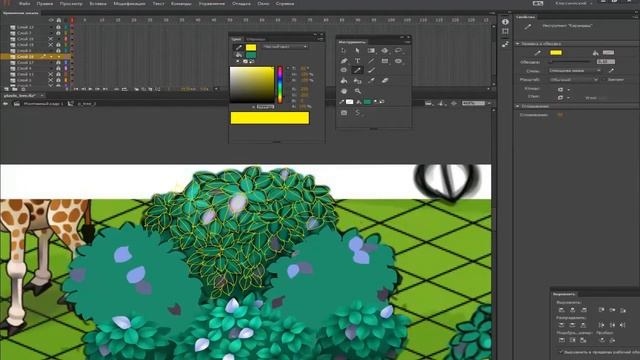 Plastic tree inking timelapse for Oasis: the last hope game смотреть онлайн