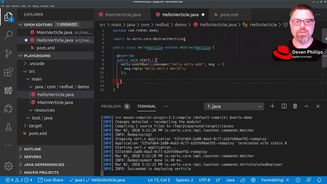 Introduction To Vert.x: Hello EventBus смотреть онлайн