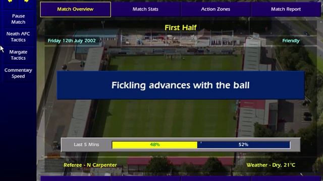 Championship manager 00/01 - team Margate gameplay PC смотреть онлайн