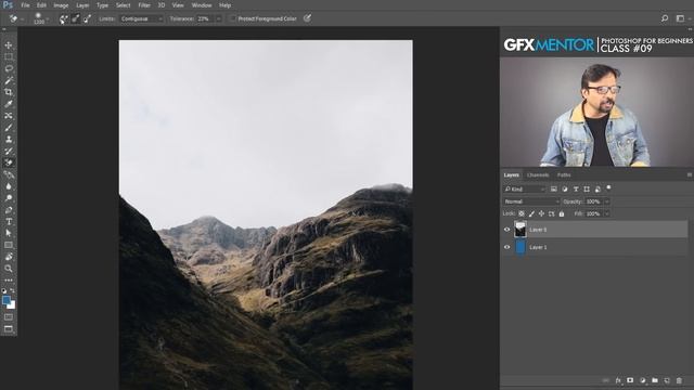 Eraser Tools - Adobe Photoshop for Beginners - Class 9 - Urdu / Hindi смотреть онлайн