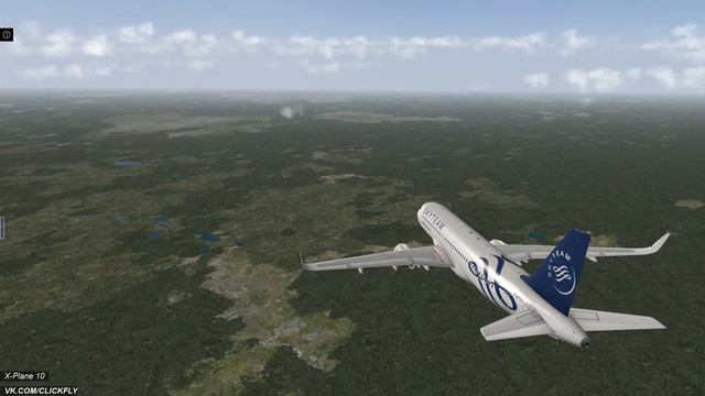 X-Plane 10! Добрейший вечерочек, а мы летим в Санкт-Петербург! смотреть онлайн