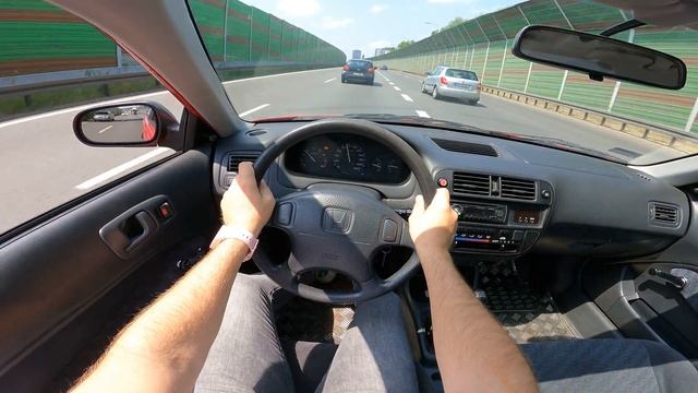 1997 Honda Civic |1.4 I 75 HP| POV Test Drive
