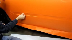 Оклеиваем в пленку дверь Лада Калина. Вторая жизнь автомобиля. Проект МК. Часть 3