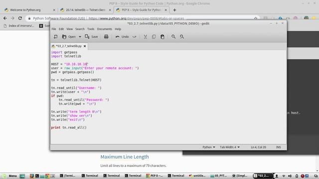 Python learning for Network Engineers Part 07 | Telnet | variable |if statement |String |Intendatio смотреть онлайн