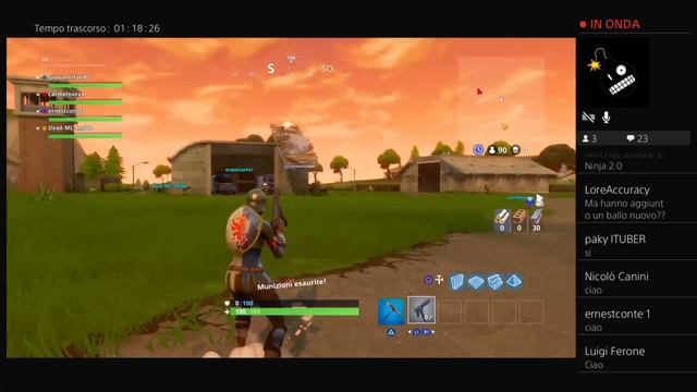 Live FORTNITE RICAMBIO ISCRIZIONI PROVIAMO LA BALESTRA LV62 смотреть онлайн