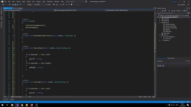How to make a save the eggs item drop down game in windows form and C# смотреть онлайн