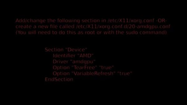 Linux Gaming - Enabling Freesync on Linux